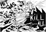 ambiguous_anthro ambiguous_gender anthro black_and_white clothing english_text herutastic monochrome sketch solo text watermark