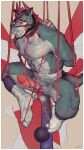 9:16 anal anal_penetration anthro athletic ball_bondage ball_rope ball_stretching bandaged_waist bdsm bent_legs bondage bound clothing cock_and_ball_torture collar dragon erection eye_roll feet footwear foreskin genital_rope genital_torture genitals hair hands_behind_back hi_res lourkanda male mythological_creature mythological_scalie mythology nipple_tie nose_hook o_(takahirosi) penetration penis penis_bondage pole_in_ass red_eyes red_hair restraints retracted_foreskin rope rope_bondage rope_harness scalie signature socks solo stuff_gag suspension suspension_bondage three-quarter_view toe_restraints toes toes_tied weights_on_balls white_clothing white_footwear white_socks