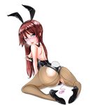  1girl animal_ears ass breasts bunny_ears bunnysuit female monte_(koupin) nipples solo vibrator 