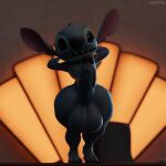 1:1 3_toes alien alien_humanoid balls big_balls big_penis blue_body blue_fur disney erection experiment_(lilo_and_stitch) feet fur genitals hands_behind_head head_tuft humanoid humanoid_genitalia humanoid_penis lamb_man26 lilo_and_stitch looking_at_viewer male penis short solo stitch_(lilo_and_stitch) thick_thighs toes tuft