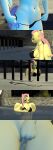 3d_(artwork) absurd_res anthro bikini black_clothing black_swimwear bottomless breasts clothed clothing comic digital_media_(artwork) equid equine female fingering fluttershy_(mlp) friendship_is_magic genitals grate hasbro hi_res horse mammal masturbation my_little_pony mythological_creature mythological_equine mythology navel papadragon69 pegasus pony solo source_filmmaker_(artwork) swimming_pool swimwear two-piece_swimsuit underwater undressing vaginal vaginal_masturbation vulva water wings