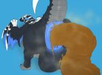absurd_res aetherxov anus backsack balls belly big_anus big_balls big_belly big_butt bloated bodily_fluids butt capcom excessive_feces feces feral flying_wyvern genitals hi_res huge_anus huge_balls huge_butt hyper hyper_anus hyper_balls hyper_butt hyper_feces hyper_genitalia looking_at_viewer looking_back looking_back_at_viewer male monster_hunter musk musky_anus musky_balls musky_butt nargacuga pooping presenting presenting_anus presenting_hindquarters puffy_anus raised_tail rear_view remy_(remycuga) silverwind_nargacuga solo steam suggestive_pose sweat sweaty_anus sweaty_balls sweaty_butt sweaty_genitalia tail thick_tail tongue tongue_out