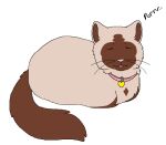 2015 aliasing ambiguous_gender birman_cat black_whiskers blep brown_body brown_fur collar collar_tag digital_drawing_(artwork) digital_media_(artwork) domestic_cat eyes_closed fae_(serenity) felid feline felis feral flat_colors full-length_portrait fur heart_collar_tag himalayan_cat loaf mammal microsoft_paint_(artwork) mixed_breed pink_collar pink_nose pink_tongue portrait purring sebdoggo simple_background solo sound_effects tongue tongue_out whiskers white_background white_body white_fur