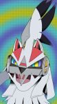absurd_res caine_latrans_(artist) facing_forward generation_7_pokemon gradient_background hi_res hypnosis hypnotized_eyes hypnotized_male legendary_pokemon mind_control nintendo open_mouth pokemon pokemon_(species) ringed_eyes silvally simple_background