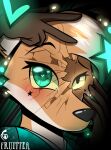 2025 5_fingers absurd_res accessory anime_style antennae_(anatomy) anthro armwear artist_name broken_mask broken_mask_redraw canid canine cheek_markings clothing colored digital_drawing_(artwork) digital_media_(artwork) dipstick_ears ear_markings elbow_gloves eyebrows eyelashes facial_markings femboy fingers fox fruittea fur gesture gloves gloves_(marking) glowing glowing_eyes grey_inner_ear_fluff hair hand_gesture handwear head_closeup head_markings head_only head_tuft heart_symbol hi_res inner_ear_fluff male mammal markings mask multicolored_body multicolored_ears multicolored_fur orange_body orange_fur portrait seraph_(fruittea) signature solo star text topwear tuft v_sign
