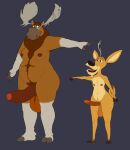 2026 2_toes 3_fingers anthro anthrofied antlers armpit_tuft balls belly big_antlers big_belly big_nipples big_penis big_waist black_hooved_fingers black_hooves black_nose body_hair brother_bear brown_armpit_hair brown_body brown_body_hair brown_eyebrows brown_fur brown_penis brown_pubes dark_nipples deer deer_antlers digital_drawing_(artwork) digital_media_(artwork) dipstick_tail disney duo ear_tuft elliot_(open_season) erection eye_contact eyebrows feet femboy fingers fur genitals glans grey_hooves hi_res hooved_fingers hooved_toes hooves horn huge_penis hyper hyper_genitalia hyper_penis long_penis looking_at_another male mammal markings moose moose_antlers mr_snufflessss mule_deer multicolored_body multicolored_fur new_world_deer nipples nude open_season overweight overweight_anthro overweight_male pale_fur penis penis_size_difference pink_glans pubes pupils saggy_balls simple_background size_difference small_waist smile sony_corporation sony_pictures sony_pictures_animation standing tail tail_markings tan_armpit_hair tan_balls tan_body tan_eyebrows tan_fur tan_nipples thick_arms thick_thighs thin_arms toes tuft tuke_(brother_bear) two_tone_arms two_tone_body two_tone_fur two_tone_legs vein veiny_penis