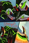 1_eye 4_fingers aether_(strawberryoverlord) alien ben_10 black_body blue_background bodily_fluids cartoon_network circuit_markings claws comic countershading duo fan_character fingers from_front_position galvanic_mechamorph genital_fluids genitals glistening glistening_body goo_creature gradient_penis green_markings green_penis heart_symbol hi_res internal intersex intersex/intersex light lighting lumen_fox lying maleherm malware_(ben_10) markings metallic_body missionary_position moan not_furry on_back onomatopoeia overweight penetration penis precum red_markings scratching sex shaded silver_countershading simple_background size_difference sound_effects star_(marking) tail tapering_penis text vaginal vaginal_penetration vulva white_body white_countershading x-ray_view
