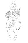 2024 anthro arm_scar arm_tuft bent_arm big_breasts biped bottomwear braided_hair breast_scar breasts bulletproof_vest canid canine clothed clothed_anthro clothed_female clothing digital_drawing_(artwork) digital_media_(artwork) ears_up eye_scar eyebrows eyelashes facial_scar female female_anthro fingerless_gloves fluffy fluffy_tail fox full-length_portrait fully_clothed fully_clothed_anthro fully_clothed_female fur gloves greyscale gun hair hair_between_eyes handgun handwear holding_gun holding_handgun holding_machine_gun holding_object holding_pistol holding_ranged_weapon holding_weapon improper_gun_handling kemono korean_description long_ears long_hair looking_back machine_gun mammal meckmeck00124 monochrome one_glove pants pistol pointy_ears portrait ranged_weapon scar side_boob silencer simple_background sketch snout solo standing straight_arm tactical_gear tail tail_down three-quarter_view tuft unsafe_weapon_practices weapon white_background