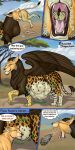2025 absurd_res avian belly big_belly black_nose black_tail_tip blue_eyes bone brown_body brown_eyes brown_fur brown_spots brown_wings claws comic dialogue digestion dipstick_tail disposal dragonczech emanata english_text eyes_closed fangs fatal_vore felid female feral fur group gryphon head_first hi_res lion male male_pred male_prey mammal markings mythological_avian mythological_creature mythology oral_vore orange_body pantherine pellet plant rumbling_stomach scales sound_effects speech_bubble spots struggling struggling_prey tail tail_markings tail_tuft talking_feral tan_body tan_fur teeth text thought_bubble tongue tree trio tuft vore vowelless vowelless_sound_effect whiskers white_body white_claws white_fur white_legs white_tail wings yellow_body yellow_scales