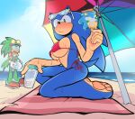 2026 5_fingers absurd_res accipitrid accipitriform aloha_shirt anthro avian ball barefoot beach beach_towel beach_umbrella beak big_breasts big_feet bikini biped bird blush blush_lines blushing_at_viewer bodily_fluids breasts clothed clothed_anthro clothed_female clothed_male clothing cloud cocktail_garnish cocktail_umbrella conjoined_eyes container countershade_breasts countershade_face countershade_feet countershade_torso countershading crossgender cup day digital_drawing_(artwork) digital_media_(artwork) duo eulipotyphlan eyewear eyewear_on_head feather_hair feathers feet female female_anthro female_focus fingers food footwear glass glass_container glass_cup glasses glasses_on_head gloves hair handwear hat headgear headwear hedgehog heel_pad hi_res hip_tattoo holding_ball holding_container holding_cup holding_food holding_glass holding_object holding_popsicle holding_volleyball horizon humanoid_hands iris jet_the_hawk kneeling kneeling_on_ground lens_flare long_hair looking_at_another looking_at_viewer male male_anthro mammal mouth_closed mtf_crossgender open_beak open_mouth parasol pattern_clothing pattern_shirt pattern_topwear pawpads pinup plantigrade plantigrade_pawpads popsicle pose pseudo_hair pupils sand sandals sea seaside sega shaddycatz shaded shadow_the_hedgehog_logo shirt shocked shoes short_tail side_view skimpy skimpy_bikini sky solo_focus sonic_riders sonic_the_hedgehog sonic_the_hedgehog_(series) standing sun sunglasses sunglasses_on_head sweat sweaty_arms sweaty_body sweaty_breasts swimwear tail tail_feathers tattoo topwear towel two-piece_swimsuit umbrella umbrella_drink visor_cap volleyball_(ball) water wearing_sunglasses