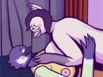 4:3 anthro avian big_breasts bird breasts dawn_solaris_(hot_knives) duo female female/female galliform great_tit hi_res hot_knives la_pavita_pechugona looking_at_another mature_female on_top_of_another oscine passerine pavita_pechugona phasianid possibly_sex? slightly_chubby tit_(bird) turkey
