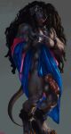 2026 abs absurd_res accessory animal_genitalia animal_penis anthro arm_tuft balls big_penis biped black_body black_fur black_genitals black_hair black_nipples black_penis blue_eyes bodily_fluids brown_eyes canid canine canine_genitalia canine_penis canis claws clothed clothing cum digital_media_(artwork) digitigrade domestic_dog dreadlocks dripping ear_piercing erection feet fingers frenum_ladder frenum_piercing fur genital_fluids genital_piercing genitals grey_body hair hi_res hunting_dog jewelry knot knotted_penis ladder_piercing leaking lgbt_pride long_hair looking_at_viewer male male_anthro mammal milajanh muscular muscular_anthro muscular_male nipples paws pecs penis penis_accessory penis_piercing piercing pink_genitals pink_penis poodle precum precum_drip pride_colors red_eyes red_genitals ring ring_(jewelry) robe simple_background smile solo standing tail toe_claws toes tongue tongue_out tuft