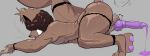 afro ahegao animal_genitalia anthro ass_up balls big_balls big_butt big_penis bodily_fluids butt canid canid_demon colored_cum cum demon dest_eee_(artist) dock_(anatomy) downward_dog eleee_(character) femboy fur furgonomics genital_fluids genitals hi_res knot knot_hanging knot_root_grab knot_tugging knotting looking_pleasured male mammal markings masturbation nude pandorian_trapdog_(species) pawpads paws penis pink_cum pink_pawpads sheath solo tail tan_body tan_fur thick_knot thick_thighs unusual_bodily_fluids unusual_cum unusual_genital_fluids