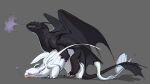 bodily_fluids breath breed claws cum cum_drip cum_in_vagina cum_inside dragon dreamworks dripping duo ejaculation european_mythology female female_penetrated feral feral_on_feral feral_penetrated feral_penetrating feral_penetrating_feral finger_claws from_behind_position fury_(httyd) genital_fluids genitals grey_background heart_symbol hi_res how_to_train_your_dragon l0c7_04 light_fury looking_pleasured male male/female male_penetrating male_penetrating_female membrane_(anatomy) membranous_wings mounting mythological_creature mythological_scalie mythology night_fury nubless panting penetration penis quadruped scalie sex simple_background tail toe_claws toothless western_dragon wings