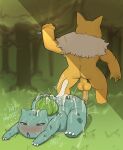2026 3_fingers 3_toes 4_fingers after_sex ambiguous_feral ambiguous_gender anthro backsack balls big_butt biped blush blush_lines bodily_fluids bulbasaur butt claw_fingers claws cum cum_drip cum_expulsion cum_fart cum_inside cum_on_back cum_on_butt cum_on_face digital_drawing_(artwork) digital_media_(artwork) dripping duo eyelashes eyes_mostly_closed fangs feet feral fingers flaccid foreskin forest forest_background fur generation_1_pokemon genital_fluids genital_raphe genitals glans glistening glistening_balls glistening_body glistening_butt glistening_genitalia grass green_body heart_symbol hewa hi_res holding_object holding_pendulum humanoid_genitalia humanoid_penis hypno_(pokemon) male male/ambiguous male_anthro motion_lines multicolored_body multicolored_fur narrowed_eyes nature_background neck_tuft nintendo nude nude_anthro nude_male onomatopoeia open_mouth orange_balls orange_body orange_fur orange_glans orange_penis orange_perineum pendulum penis perineal_raphe perineum pink_tongue plant pointy_ears pokemon pokemon_(species) prick_ears quadruped raphe_(anatomy) rear_view red_eyes saliva saliva_string scrotal_raphe shaft_divide shaking snot sound_effects standing tan_body tan_fur tears teeth text throbbing throbbing_balls toe_claws toes tongue tree tremble_spikes trembling tuft two_tone_body two_tone_fur unretracted_foreskin white_claws