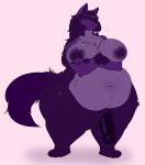 absurd_res accessory animal_genitalia animal_penis anthro areola balls belly big_areola big_balls big_belly big_breasts big_penis breasts charlotte_(spectraltuners) countershading crossed_arms domestic_cat equine_genitalia equine_penis felid feline felis fur genitals gynomorph hair hair_accessory hair_ribbon hi_res huge_balls huge_belly huge_breasts huge_penis intersex jaguar leopard_spots long_hair mammal markings milkboners mole_(marking) navel nude overweight overweight_anthro overweight_gynomorph overweight_intersex pantherine penis puffy_areola purple_body purple_eyes purple_fur purple_hair ribbons solo spots tail thick_thighs trans_(lore) trans_woman_(lore) wide_hips