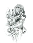 2021 anthro areola arm_tuft barely_visible_genitalia barely_visible_vulva breasts duo elbow_tuft eyes_closed felid female genitals greyscale hibbary hug hugging_another hugging_from_behind leopard leopard_spots lion male male/female mammal mane monochrome muscular muscular_male nipples nude nude_anthro nude_female nude_male pantherine portrait romantic romantic_couple simple_background spots tail tail_tuft three-quarter_portrait traditional_media_(artwork) tuft vulva whisker_spots whiskers white_background