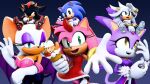 16:9 3d_(artwork) amy_rose anthro bat big_breasts black_hair blaze_the_cat blue_eyes blue_hair bodysuit breasts cleavage clothed clothing dessert digital_media_(artwork) domestic_cat dress eulipotyphlan felid feline felis female food green_eyes group hair hedgehog hunicrio ice_cream looking_at_viewer male mammal multicolored_hair pink_hair purple_hair red_hair rouge_the_bat sega shadow_the_hedgehog silver_the_hedgehog skinsuit smile sonic_the_hedgehog sonic_the_hedgehog_(series) tight_clothing two_tone_hair white_hair widescreen yellow_eyes
