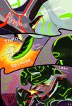 1_eye 4_fingers aether_(strawberryoverlord) alien ben_10 black_body blue_background blush blush_lines bodily_fluids cartoon_network circuit_markings comic countershading cum cum_from_vagina cum_in_vagina cum_inside cum_on_self cum_while_penetrated detailed_background dialogue duo english_text fan_character fingers galvanic_mechamorph genital_fluids genitals glistening glistening_body goo_creature gradient_penis green_markings green_penis hi_res internal intersex intersex/male leg_glider_position light lighting lumen_fox lying male maleherm malware_(ben_10) markings metallic_body moan not_furry on_back onomatopoeia overweight penetration penis pet_name raised_leg red_markings sex shaded silver_countershading simple_background size_difference sound_effects speech_bubble star_(marking) text white_body white_countershading x-ray_view