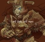  armor bad_id bad_pixiv_id blue_eyes brown cape character_request english helmet hero's_shade link male_focus open_mouth solo spoilers spot_color the_legend_of_zelda the_legend_of_zelda:_twilight_princess tobacco_(tabakokobata) 