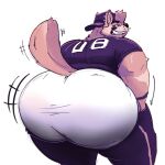 1:1 absurd_res american_football american_football_uniform anthro back_muscles backwards_baseball_cap backwards_cap backwards_hat barazoku baseball_cap bedroom_eyes big_butt big_muscles bottomwear bottomwear_around_legs bottomwear_pull briefs brown_body brown_fur bully butt butt_focus canid canine canis clothing clothing_around_legs clothing_pull cocky cocky_grin coyote ear_piercing flirting flirting_look flirting_with_viewer football_jersey football_pants football_player football_uniform fur grin grinning_at_viewer hat headgear headwear hi_res inviting inviting_to_anal inviting_to_sex inviting_viewer jock looking_at_viewer looking_back looking_back_at_viewer male mammal manly mooning muscular muscular_anthro muscular_arms muscular_male muscular_thighs narrowed_eyes offering_anal offering_sex offering_to_viewer overweight overweight_anthro overweight_male pants pants_around_legs pants_pull piercing presenting presenting_body presenting_hindquarters purple_bottomwear purple_clothing purple_hat purple_headwear purple_pants purple_shirt purple_topwear purple_wristband raised_tail rear_view sagging sagging_pants seducing_viewer seductive shirt simple_background smile smiling_at_viewer smirk smirking_at_viewer solo sport standing tail teasing teasing_viewer teasing_with_butt thick_arms thick_thighs topwear tough_guy underwear white_background white_briefs white_clothing white_underwear wonderpuff_(character) wristband wwwonderpuff