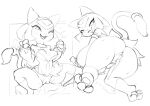 2026 anthro anthro_penetrated anus areola blush bodily_fluids breasts butt cum cum_in_vagina cum_inside duo feet felid feline female female_penetrated genital_fluids genitals hi_res human human_on_anthro human_penetrating human_penetrating_anthro interspecies looking_at_viewer looking_back looking_back_at_viewer male male/female male_penetrating male_penetrating_female mammal monochrome nipples open_mouth open_smile pal_(species) palmorph palworld pata penetration penile penile_penetration penis_in_vagina pocketpair sekhmet_(pal) sex sketch smile soles thick_thighs vaginal vaginal_penetration vulva wide_hips