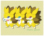  blue_bow blue_bowtie border bow bowtie bright_pupils cellphone claws commentary_request full_body green_bow green_bowtie greenaokimi no_humans phone pokemon pokemon_(creature) red_bow red_bowtie red_eyes sandslash smartphone twitter_logo white_border white_pupils 