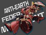  beam_rifle cable commentary_request energy_gun english_text explosive exposed_internal_machinery grey_background gundam gundam:_hathaway's_flash hawkver2hudson highres holding holding_energy_gun holding_weapon mecha mecha_focus messer_(mobile_suit) mine_(weapon) mobile_suit no_humans one-eyed_mecha realistic robot science_fiction scope shield shoulder_spikes solo spikes thrusters unfinished weapon 