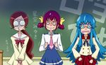  :o akanerun bad_id bad_pixiv_id blank_eyes blue_eyes blue_hair blue_skirt bow chalkboard character_name clenched_hands hanasaki_tsubomi happinesscharge_precure! heartcatch_precure! hoshizora_miyuki long_hair multiple_girls myoudou_gakuen_middle_school_uniform nanairogaoka_middle_school_uniform necktie nervous pikarigaoka_middle_school_uniform pink_hair pink_neckwear ponytail precure red_hair red_sailor_collar red_skirt ribbon sailor_collar scarf school_uniform shirayuki_hime short_twintails sidelocks skirt smile_precure! sweat trait_connection trembling twintails v_arms wavy_mouth yellow_skirt 