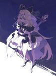  1girl absurdly_long_hair antenna_hair black_bow black_bowtie black_capelet black_dress black_shoes blonde_hair bow bowtie brooch capelet crossed_bangs cure_arcana_shadow diamond_hairband dress frilled_capelet frills full_body gradient_hair grey_eyes hair_between_eyes hair_bow hair_intakes heart heart_brooch highres jewelry long_hair magical_girl meitantei_precure! moria_luluka multicolored_hair pink_hair precure purple_thighhighs purple_veil serizawa_serizane shoes solo standing tear_arcana_rod thighhighs two-tone_hair veil very_long_hair wrist_cuffs yellow_wrist_cuffs 