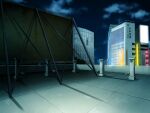 building city cloud game_asset night no_humans non-web_source official_art outdoors rooftop self-datamine sky subarashiki_hibi 