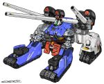  artist_name assault_visor caterpillar_tracks commentary_request energy_gun gundam guntank highres mecha mecha_focus mobile_suit mobile_suit_gundam no_humans non-humanoid_robot original peter_(peter6409) redesign robot science_fiction shoulder_cannon solo walker_(robot) weapon white_background 