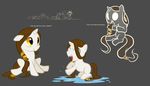  english_text equine friendship_is_magic hi_res honey_breeze_(mlp) horn lysok male mammal my_little_pony original_character text unicorn water 