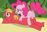  anal_penetration animal_genitalia badumsquish big_macintosh_(mlp) blue_eyes cutie_mark dickgirl duo equine female friendship_is_magic green_eyes hair half-closed_eyes horse horsecock intersex male male_on_dickgirl mammal my_little_pony orange_hair penetration penis pink_hair pinkie_pie_(mlp) pony 