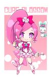  bad_id bad_pixiv_id blush boots bow character_name choker chypre_(heartcatch_precure!) cure_blossom dress english eyelashes hair_ornament hair_ribbon hanasaki_tsubomi happy heartcatch_precure! lacolon long_hair looking_at_viewer magical_girl pink pink_background pink_bow pink_choker pink_dress pink_eyes pink_hair ponytail precure puffy_sleeves ribbon smile solo standing very_long_hair white_background wrist_cuffs 