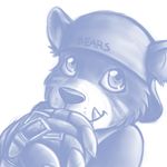  bear bearmon digimon greyscale hat looking_at_viewer mammal monochrome ratte smile solo 