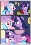  blue_eyes blue_hair comic dialog english_text equine friendship_is_magic fur hair hi_res horn horse mammal my_little_pony pink_fur pony purple_eyes purple_fur purple_hair pyruvate text twilight_sparkle_(mlp) unicorn 