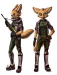  canine clothed clothing fara_phoenix fox gun mammal myuinhiding ranged_weapon star_fox video_games weapon 