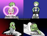  blush censored english_text female gardevoir harijizo nintendo pok&#233;mon pok&eacute;mon red_eyes text video_games 