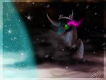  black_hair crown eye_mist famosity feral fog friendship_is_magic hair hi_res horn king_sombra_(mlp) male mammal my_little_pony red_eyes solo 