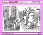  all_fours alley almost_caught bestiality bottomless bush canine clothing collar comic dog doggystyle duo english_text female feral from_behind great_dane greyscale handbag human humping interspecies kneeling male mammal mizuiro_megane monochrome outside panties pink_borders plain_background public sex shorts sketch straight text translated trash_can underwear white_background 