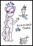  blue_eyes diamond_tiara_(mlp) english_text equine female friendship_is_magic fur hair horse mammal my_little_pony navel pink_fur pony purple_hair reddragonkan text two_tone_hair young 