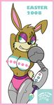  breasts bunnie_rabbot cyborg easter female holidays lagomorph mammal reddragonkan sega sonic_(series) sonic_the_hedgehog video_games 