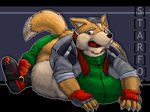  canine fox male mammal midriff nintendo obese overweight star_fox video_games 