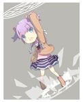  bad_id bad_pixiv_id blue_eyes chibi purple_hair shiitake_(mm0820) skirt solo sudou_cecil wizard_barristers:_benmashi_cecil 