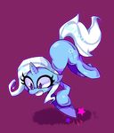  blue_hair cutie_mark equine fall falling female friendship_is_magic hair horn horse kaliptro2 mammal my_little_pony plain_background pony purple_eyes star trip trixie_(mlp) two_tone_hair unicorn white_hair worried 