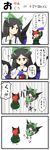  4koma bangs comic highres kaenbyou_rin multiple_girls reiuji_utsuho touhou translated urushi 