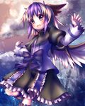  bad_id bad_pixiv_id eho_(icbm) head_wings highres horns multicolored_hair red_eyes single_head_wing solo tokiko_(touhou) touhou wings 