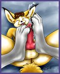  animal_genitalia avoid_posting balls brown_hair butt canine canine_penis conditional_dnp cum cum_on_feet cum_on_penis cum_on_toes duo erection fennec first_person_view foot_fetish footjob fox hair happy knot mammal moodyferret penis sex 