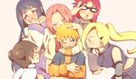  5girls bangs haruno_sakura hyuuga_hinata karin_(naruto) multiple_girls naruto naruto_shippuuden o96ap tenten time_paradox uzumaki_naruto yamanaka_ino 